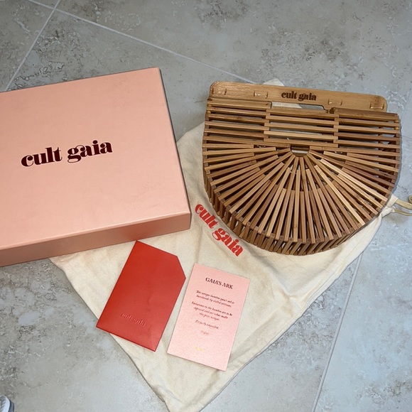 cult gaia Handbags - Cult Gaia mini ark natural bag